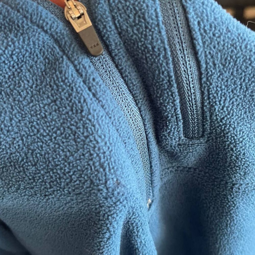 Earth‎ Tec Blue Quarter Zip Sweater XXL Soft - Picture 7 of 7